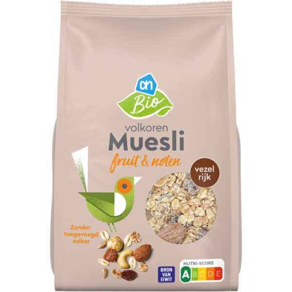 AH Biologisch Volkoren Muesli Fruit en Noten - Albert Heijn