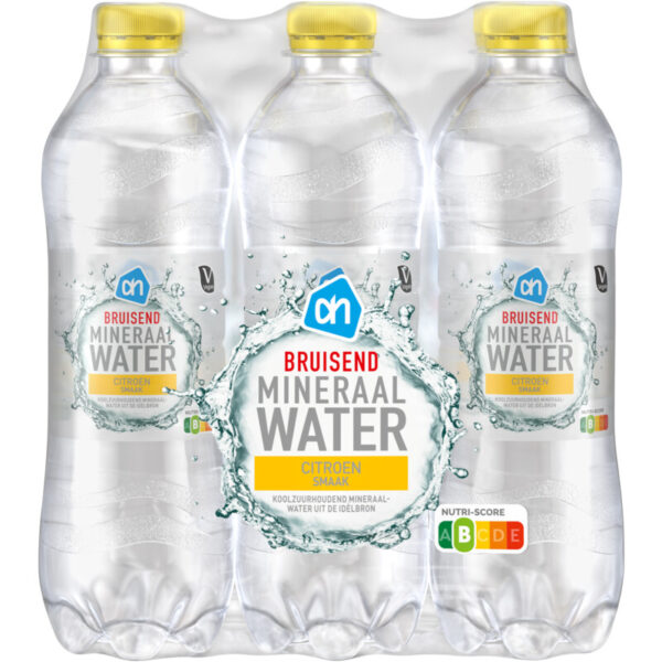 AH Bruisend Mineraalwater Citroen 6-Pack - Albert Heijn