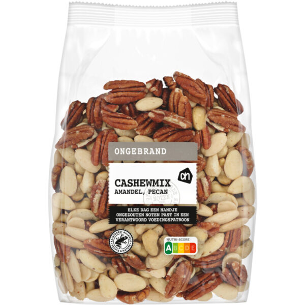 AH Cashew Mix Amandel Pecan Ongebrand - Albert Heijn