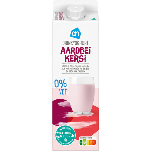 AH Drinkyoghurt Aardbei Kerssmaak - Albert Heijn