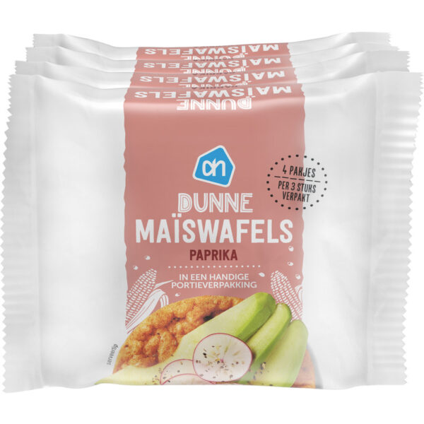 AH Dunne Maïs Wafels Paprika 4-pack - Albert Heijn