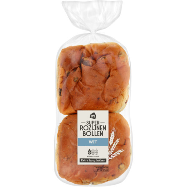AH Extra Lang Lekker Super Rozijnenbollen - Albert Heijn