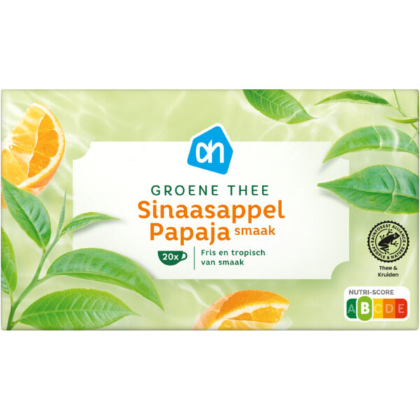 AH Groene Thee Sinaasappel & Papaya - Albert Heijn
