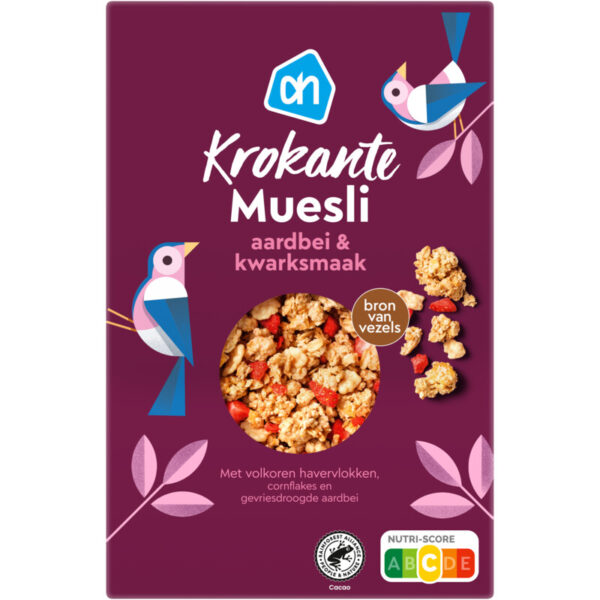 AH Krokante Muesli Aardbei & Kwarksmaak - Albert Heijn