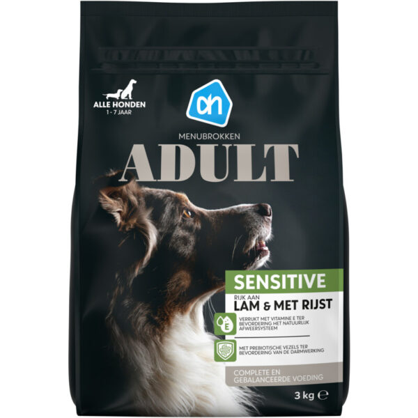 AH Menubrokken Adult Sensitive Lam & Rijst - Albert Heijn