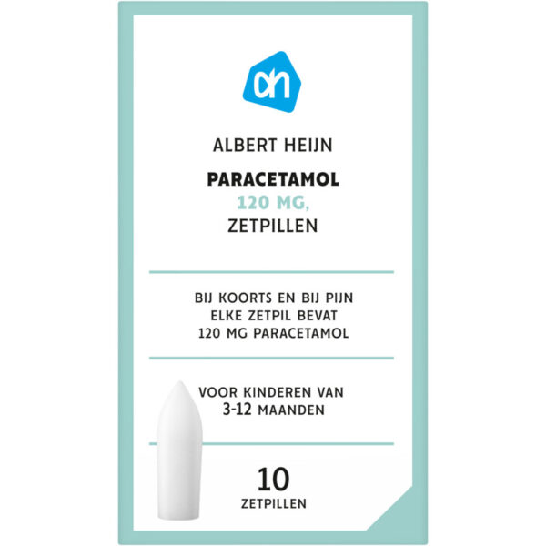AH Paracetamol Zetpillen Kind 120 mg - Albert Heijn