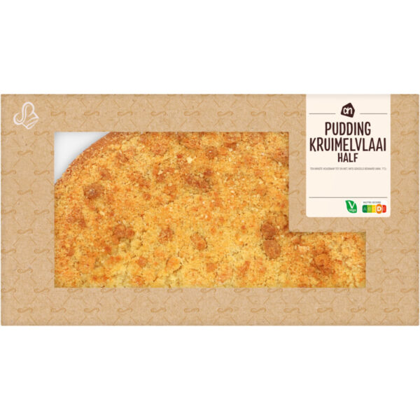 AH Puddingkruimelvlaai half - Albert Heijn