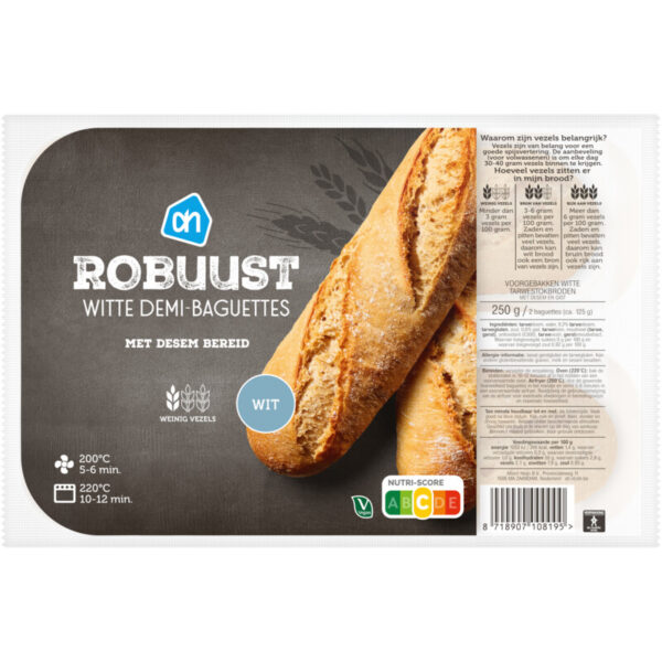 AH Robuust Witte Demi Baguettes - Albert Heijn