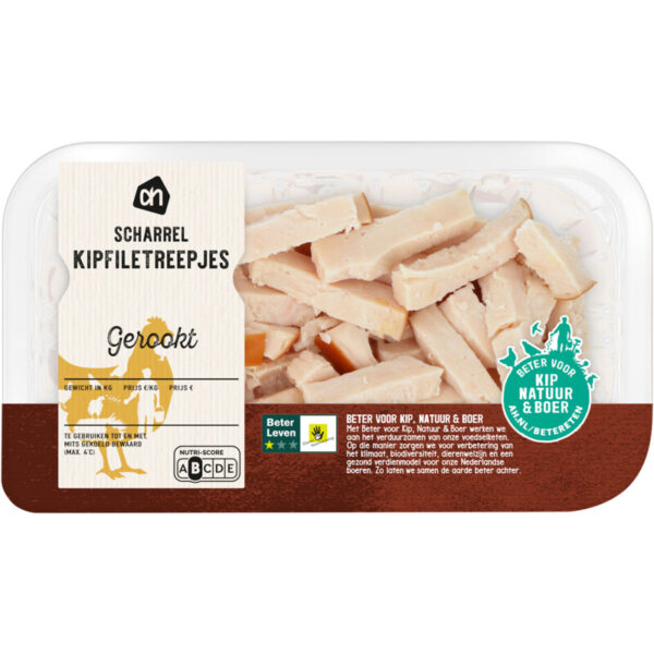 AH Scharrel Kipfiletreepjes Gerookt - Albert Heijn