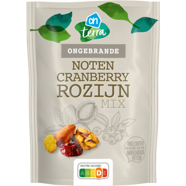 AH Terra Noten Cranberry Rozijn Mix Ongebrand - Albert Heijn