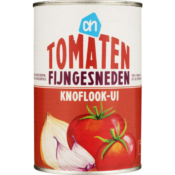 AH Tomaten Fijngesneden Knoflook-Ui - Albert Heijn