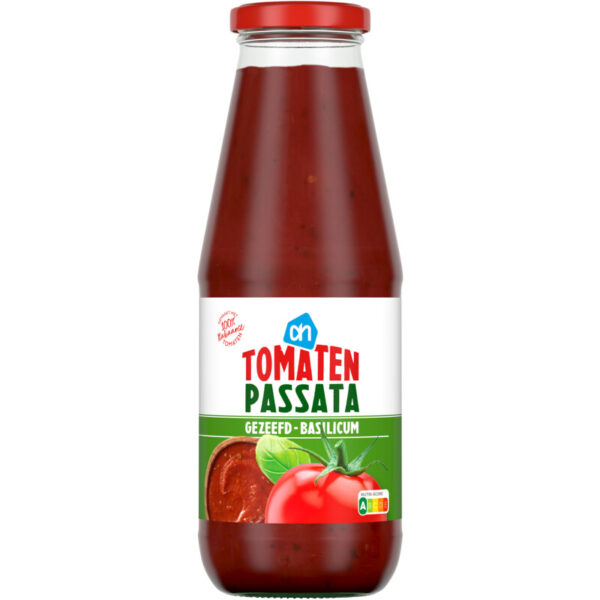 AH Tomaten Passata Gezeefd Basilicum - Albert Heijn
