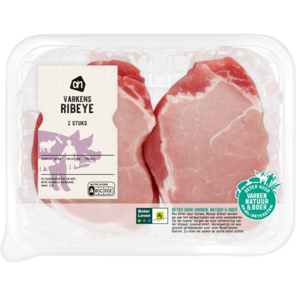 AH Varkensribeye Naturel - Albert Heijn