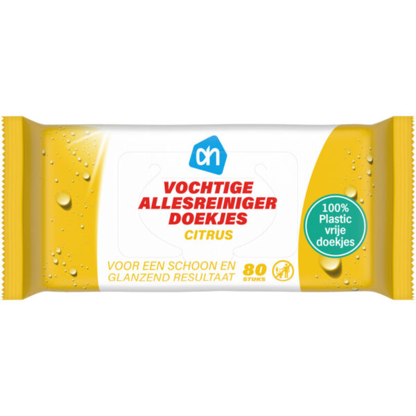 AH Vochtige Allesreinigerdoekjes Citrus - Albert Heijn