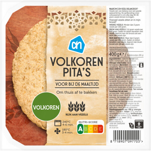 AH Volkoren Pita's - Albert Heijn