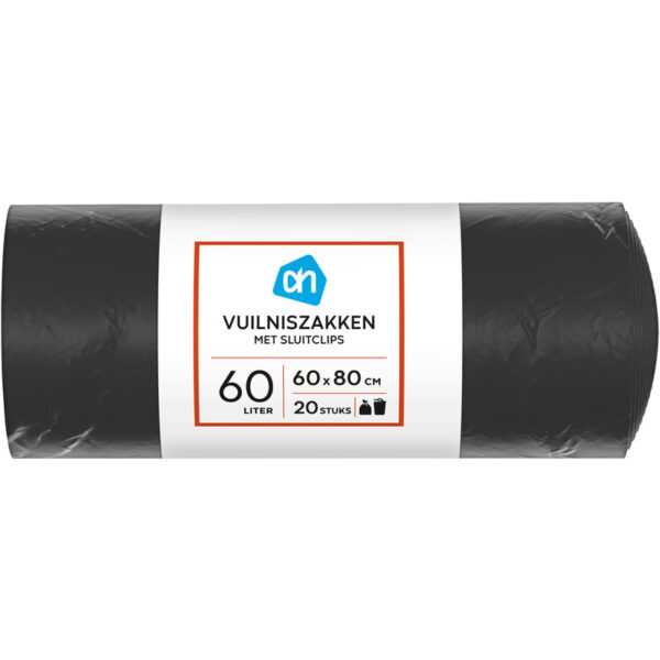 AH Vuilniszakken 60L met Sluitclip - Albert Heijn