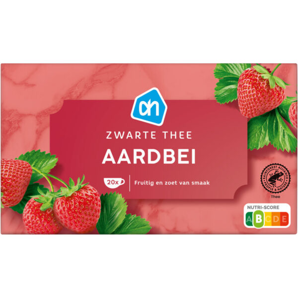AH Zwarte Thee Aardbei - Albert Heijn