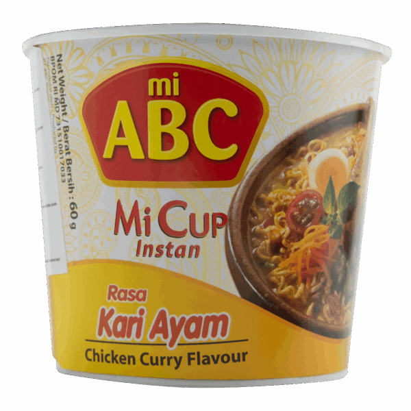Abc Chicken curry noodles cup - PLUS