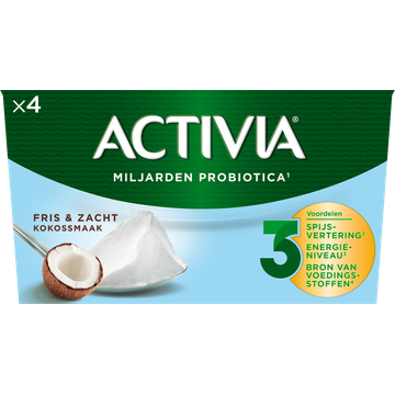 Activia Yoghurt Kokosnoot 4 x 125g - JUMBO