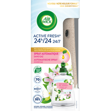 Air Wick - Active Fresh Automatische Luchtverfrisser Starterkit - Boeket van Jasmijn - JUMBO