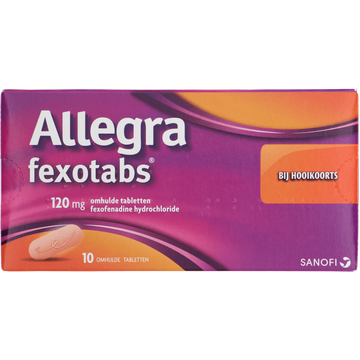 Allegra Fexotabs 120 mg omhulde tabletten - JUMBO