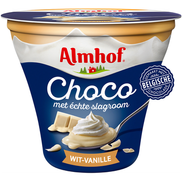 Almhof Choco met slagroom Wit-Vanille - JUMBO