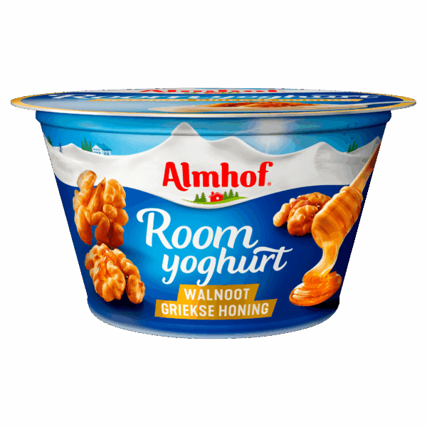 Almhof Roomyoghurt walnoot-Griekse honing - PLUS