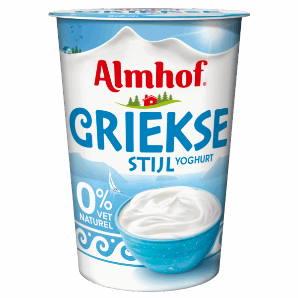Almhof Yoghurt Griekse stijl 0% vet - PLUS