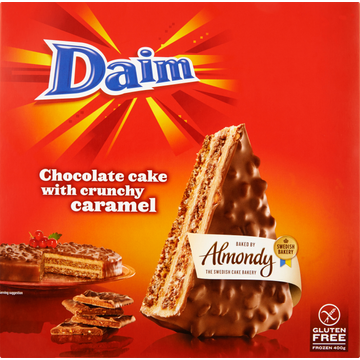 Almondy Daim - Chocolade Cake Crunchy Karamel - JUMBO