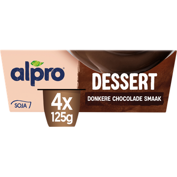 Alpro Dessert Dark Chocolate Smaak Houdbaar - JUMBO