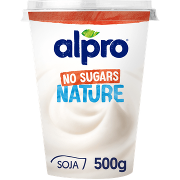 Alpro Plantaardige Variatie Op Yoghurt Naturel Zonder Suiker 500g - JUMBO
