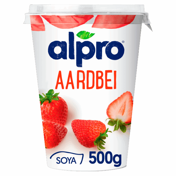 Alpro Plantaardige Variatie Yoghurt Aardbei - PLUS