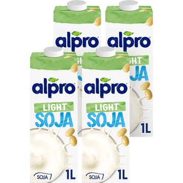 Alpro Sojadrink Light Houdbaar 4 x 1 L - JUMBO