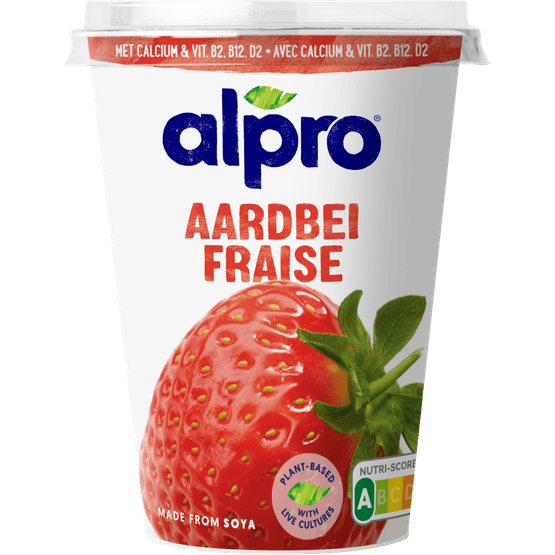 Alpro Yoghurtvariatie aardbei - Dirk