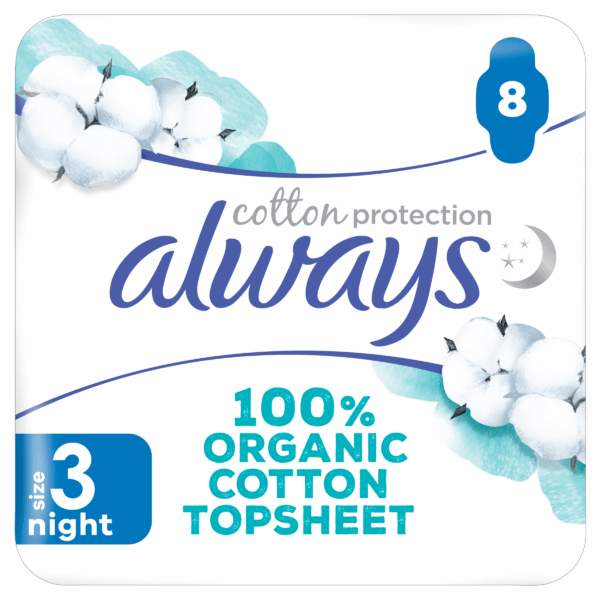 Always Cotton Protection Night Maandverband - PLUS