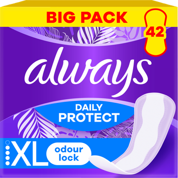 Always Daily Protect Extra Long Odour Block technologie Inlegkruisjes x42 - JUMBO