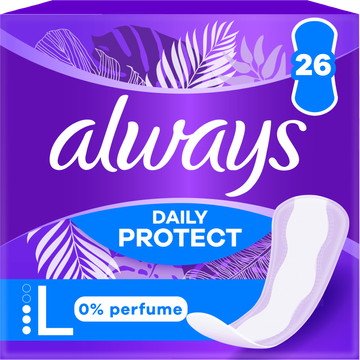 Always Daily Protect Long 0% Parfum Inlegkruisjes - JUMBO