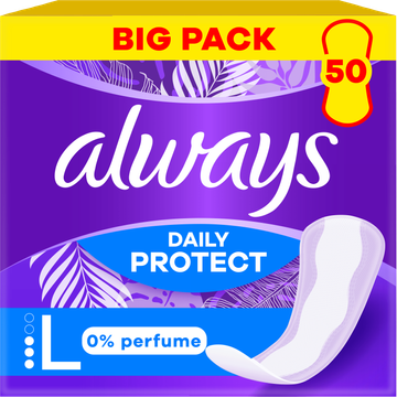 Always Daily Protect Long 0% parfum Inlegkruisjes - JUMBO