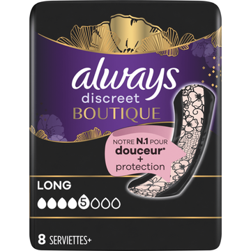 Always Discreet Boutique Verband Plus Voor Urineverlies Long x8 - JUMBO