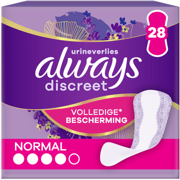 Always Discreet Inlegkruisjes Voor Urineverlies Normal X28 - JUMBO