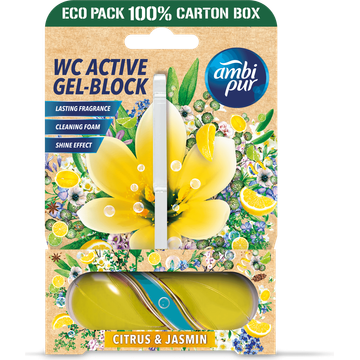 Ambi Pur WC Active Gel-Block Citrus & Jasmin - JUMBO