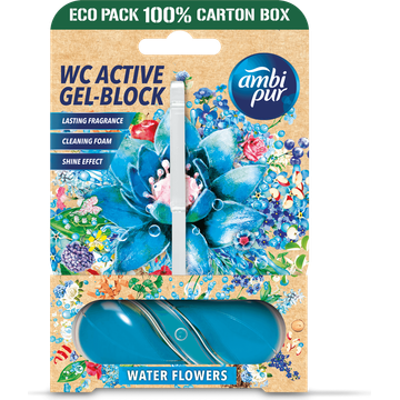 Ambi pur WC Active Gel-Block Water Flowers - JUMBO