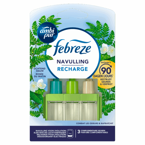 Ambipur 3Volution navulling ochtend dauw - PLUS