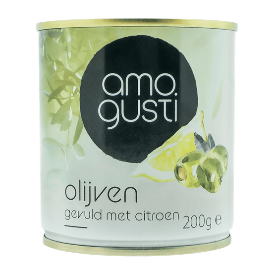 Amogusti Olijven gevuld met citroen - Dirk