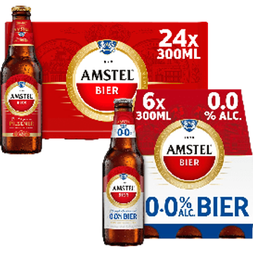 Amstel Krat + 0.0% Alcoholvrij Sixpack - JUMBO