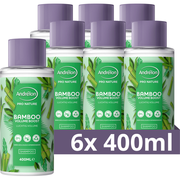Andrélon Pro Nature Shampoo Bamboo Volume Boost - JUMBO