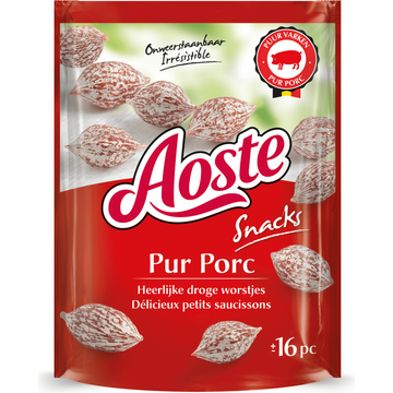 Aoste Pur Porc Heerlijke Droge Worstjes - JUMBO
