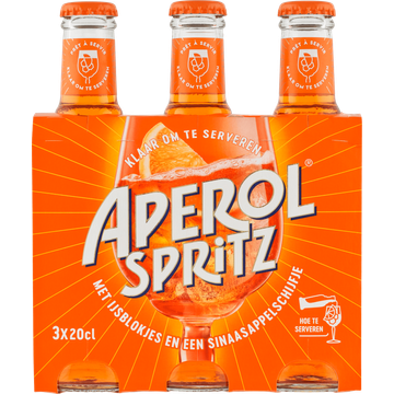 Aperol Spritz met IJsblokjes en een Sinaasappelschijfje - JUMBO