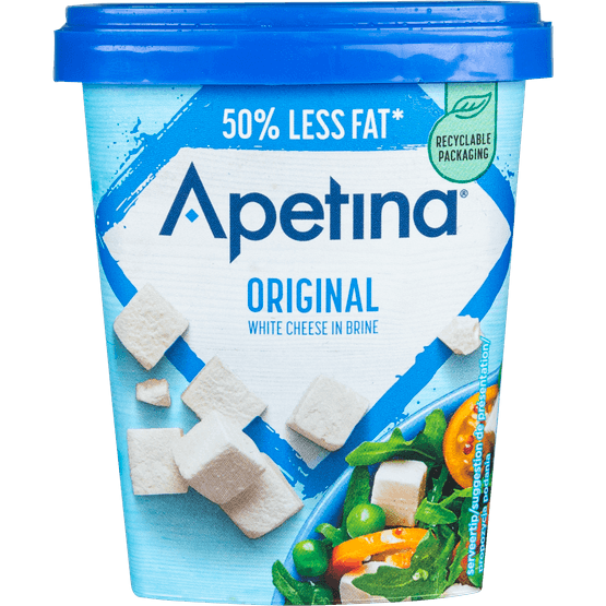 Apetina Witte kaasblokjes light - Dirk