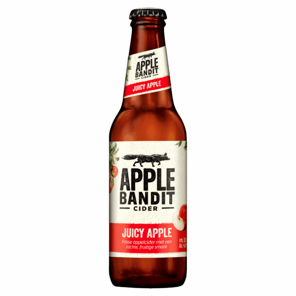 Apple Bandit Juicy Apple Cider Fles - PLUS